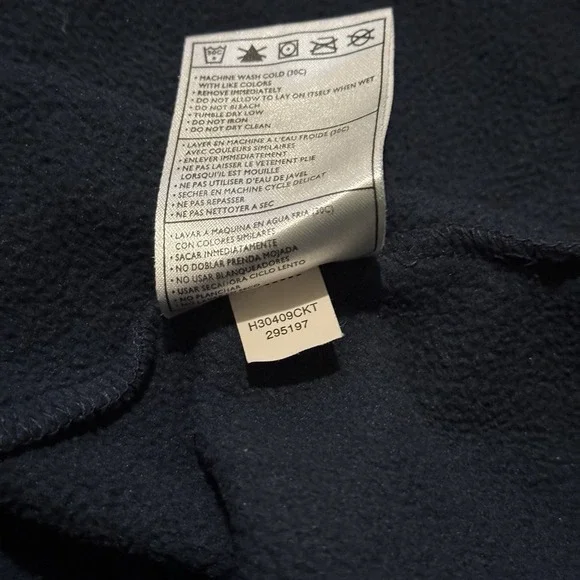 Nike Sportwear Hoodie Womens XL Blue Funnel Neck Fleece Sweatshirt Vintage - Picture 4 of 6